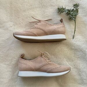 Elaine Turner | NWOT - Chelsea Oxford Sneakers - Pink Suede - Size 6.5